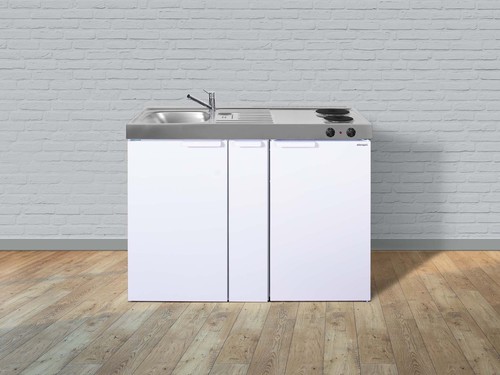 Stengel Miniküche Kitchenline weiß MK120AKSEKFreBli