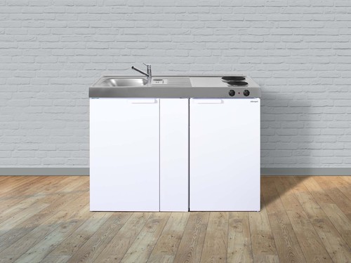 Stengel Miniküche Kitchenline weiß MK120KSEKFliBre