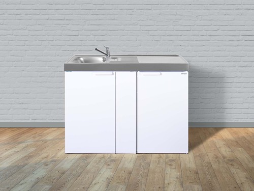 Stengel Miniküche Kitchenline weiß MK120KSKSreBli
