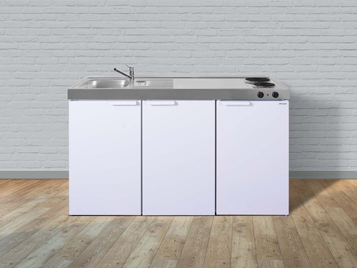 Stengel Miniküche Kitchenline weiß MK150KSEKFreBli