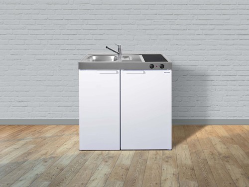 Stengel Miniküche Kitchenline weiß MK90KSGKFreBli