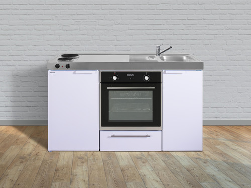 Stengel Miniküche Kitchenline weiß MKB150BOEKFliBre