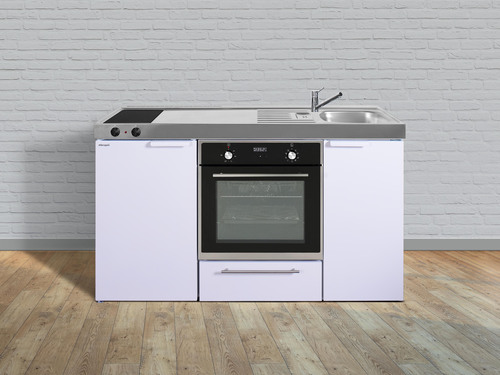 Stengel Miniküche Kitchenline weiß MKB150BOGKFliBre