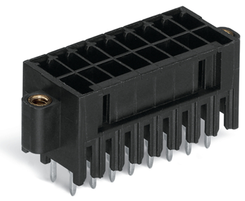WAGO GmbH & Co. KG THT-Stiftleiste 2-reihig 0,8x0,8,gerade,sw 713-1475/107-000
