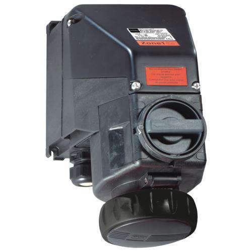 Stahl Schaltersteckdose 32 A schwarz 7h 8571/11-407-S#276194