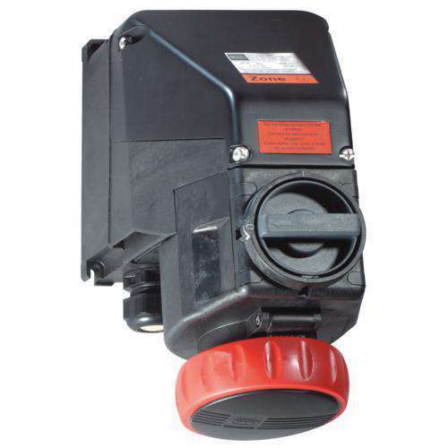 Stahl Schaltersteckdose 32 A rot 6h 8571/11-506-S#276178