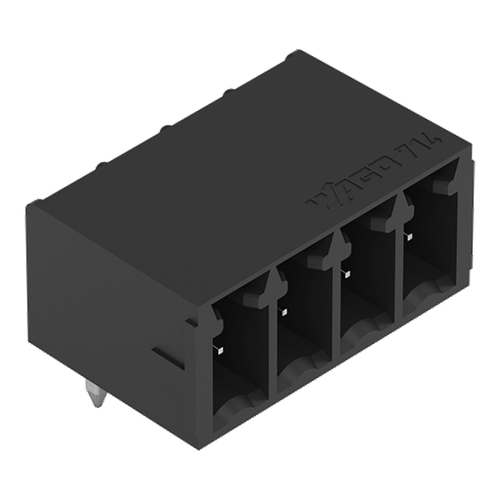 WAGO GmbH & Co. KG THT-Stiftleiste Lötstift 0,8x0,8,abgew.,sw 714-164