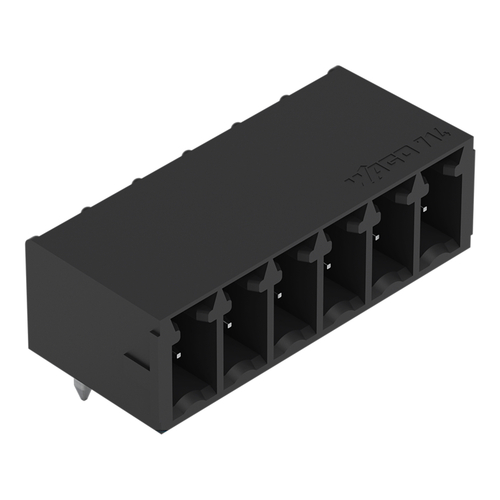 WAGO GmbH & Co. KG THT-Stiftleiste Lötstift 0,8x0,8,abgew.,sw 714-166