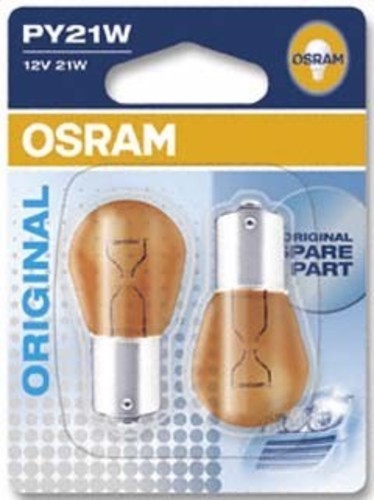 Osram Fahrzeuglampe 21W 12V BAU15S 7507-02B Bli.2