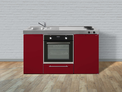 Stengel Miniküche Kitchenline Bordeauxrot MKBBR150BOEKFliBre