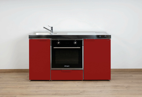 Stengel Miniküche Kitchenline Bordeauxrot MKBBR150KSBOGKFliBre