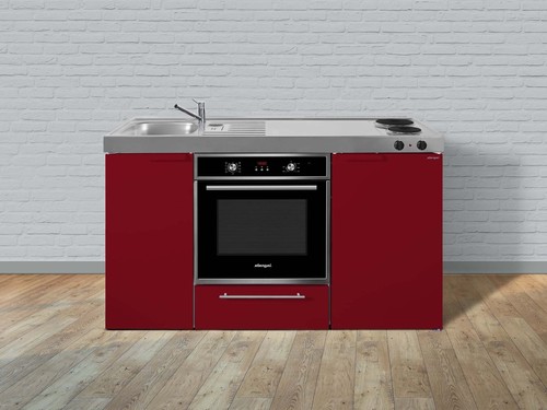 Stengel Miniküche Kitchenline Bordeauxrot MKBBR150KSBOKSliBre