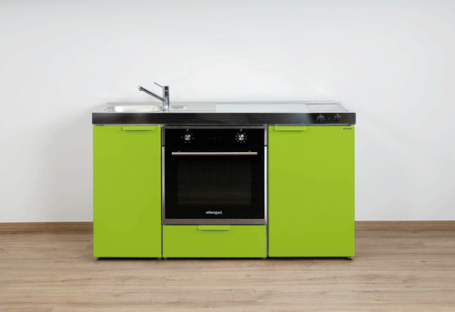 Stengel Miniküche Kitchenline Grüner Apfel MKBGA150KSBOGKFreBli