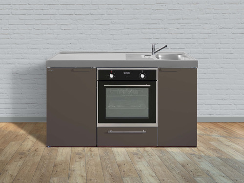 Stengel Miniküche Kitchenline Mokka metallic MKBMM150BOBre