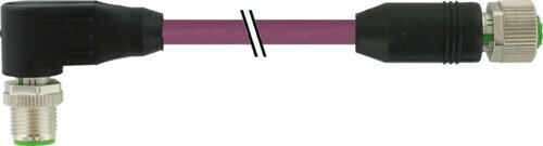 Murrelektronik M12 St. 90° / M12 Bu. 0° A kod. PUR AWG24+22 ge 7000-40231-8030030 Murrelektronik M12 St. 90° / M12 Bu. 0° A kod. PUR AWG24+22 ge 7000-40231-8030030