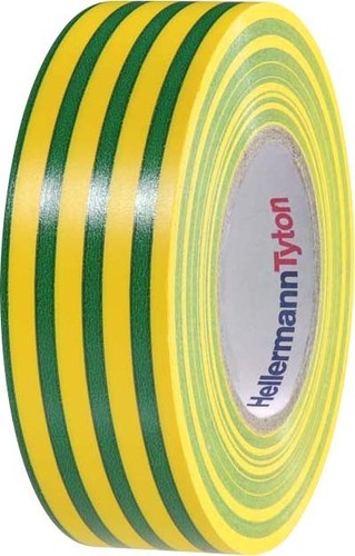 HellermannTyton PVC Isolierband 15-19x20 grün/gelb HTAPEFLEX1519x20GNYE
