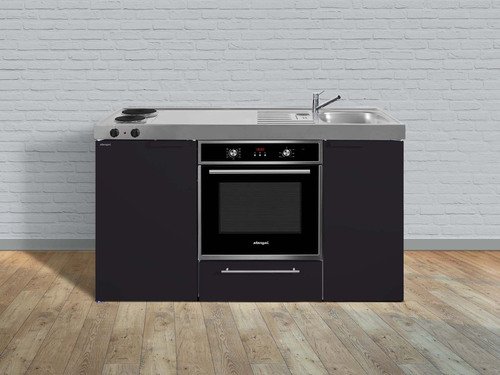 Stengel Miniküche Kitchenline Schwarz matt MKBSM150BOBre