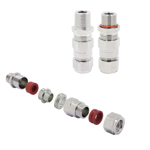 Weidmüller Kabelverschraubung gerade, 1 1/2" NPT E1XZ/40/NPT1-1/2-WM