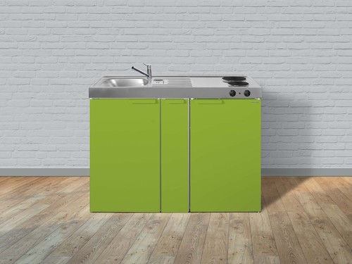 Stengel Miniküche Kitchenline Grüner Apfel MKGA120AKSEKFliBre