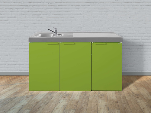 Stengel Miniküche Kitchenline Grüner Apfel MKGA150KSKSreBli