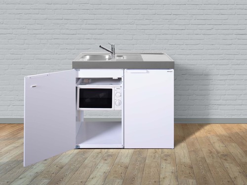 Stengel Miniküche Kitchenline weiß MKM100KSMWKSliBre