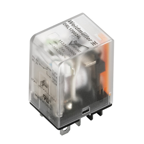 Weidmüller Miniatur-Leistungsrelais 24VAC 1Wechsler DRL173524L Weidmüller Miniatur-Leistungsrelais 24VAC 1Wechsler DRL173524L