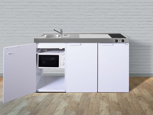 Stengel Miniküche Kitchenline weiß MKM150KSMWGKFreBli