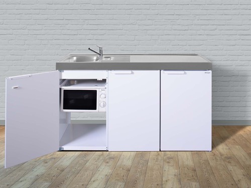 Stengel Miniküche Kitchenline weiß MKM150KSMWKSliBre