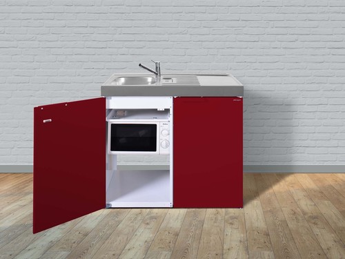 Stengel Miniküche Kitchenline Bordeauxrot MKMBR100KSMWKSliBre