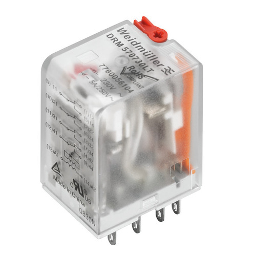 Weidmüller Miniatur-Industrierelais 230VAC 4Wechsler DRM570730LT AU Weidmüller Miniatur-Industrierelais 230VAC 4Wechsler DRM570730LT AU
