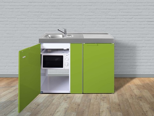 Stengel Miniküche Kitchenline Grüner Apfel MKMGA120KSMWKSreBli
