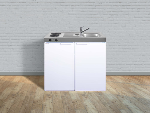 Stengel Miniküche Kitchenline Mokka metallic MKMM100KSEKFliBre