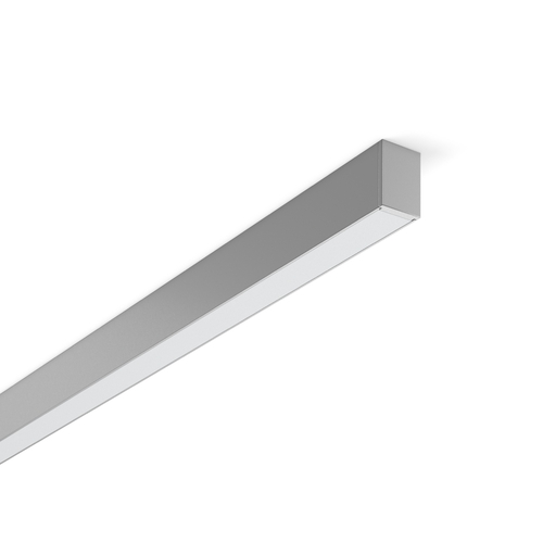 RZB LED-Deckenleuchte 830, silber 312201.004