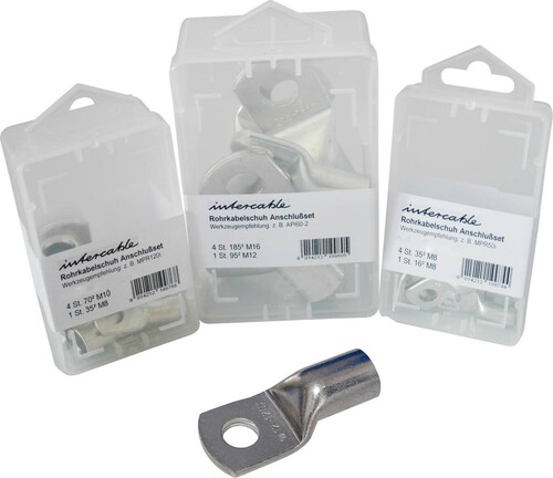 Intercable Tools Rohrkabelschuhe 16qmm M8 verzinnt ICR168SB10(VE10)