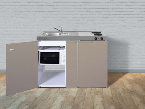 Stengel Miniküche Kitchenline Sand MKMSA120AKSMWEKFreBl