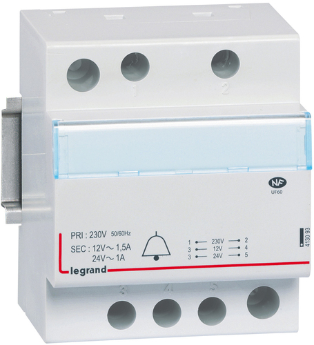 Legrand (BT) Klingeltrafo 24/12V 1/1,5A Legrand 413093
