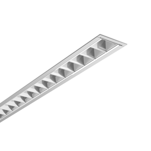 RZB LED-Einbauleuchte 830, DALI, silber 312348.004.76
