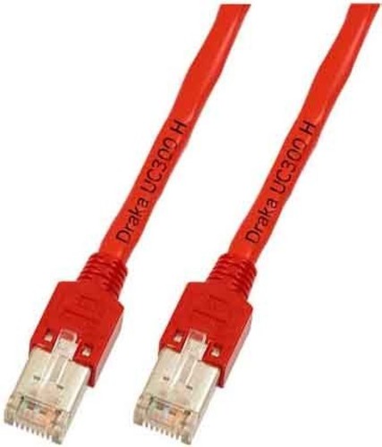 EFB-Elektronik Patchkabel Cat.5E RJ45-Hirose mit FTP K8076.3m rt