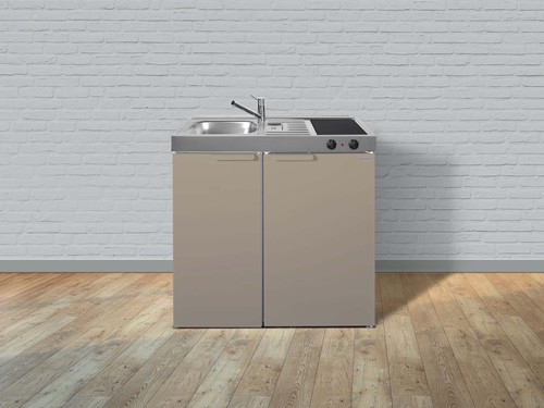 Stengel Miniküche Kitchenline Sand MKSA90KSGKFliBre