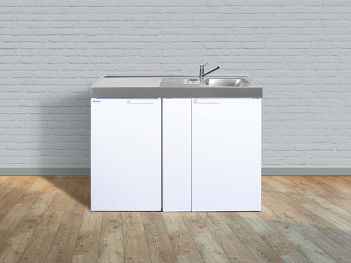 Stengel Miniküche Kitchenline Schwarz matt MKSM120KSKSliBre