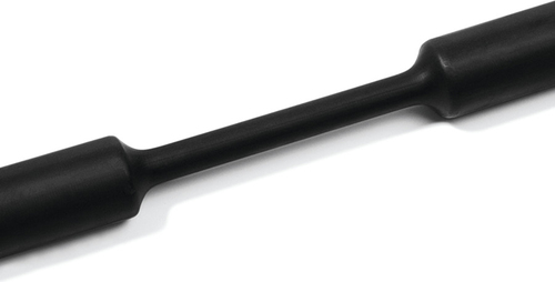 HellermannTyton Schrumpfschlauch sw, mit Kleber HFTA4.8/2.4PO-XBK300