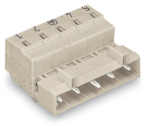 WAGO GmbH & Co. KG 1-Leiter-Stiftleiste CAGECLAMP,2,5mm²,lgr 723-604/018-042