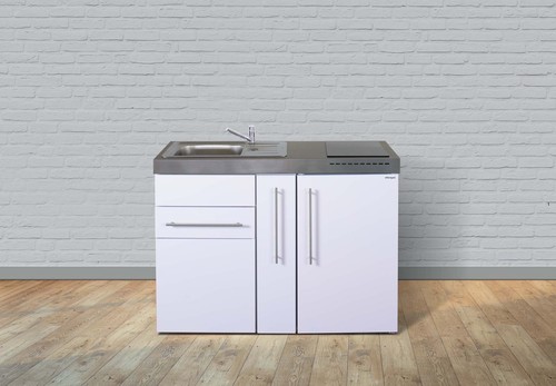 Stengel Miniküche Premiumline weiß MP120AKSIKFreBliS