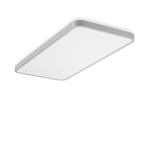 RZB LED-Wand-u.Deckenleuchte 840, s+f, silber 312717.004.1.730