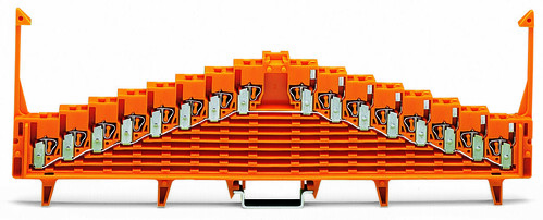 WAGO GmbH & Co. KG 8-Etagen-Potentialklemme gebrückt,orange 727-125/004-000