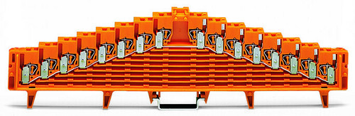 WAGO GmbH & Co. KG 8-Etagen-Potentialklemme gebrückt,lichtgrau 727-128/003-000