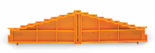 WAGO GmbH & Co. KG 8-Etagen-Abschlussplatte grau 727-157