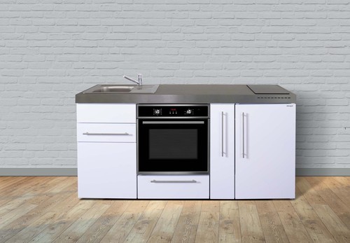 Stengel Miniküche Premiumline weiß MPB180AKSBOIKFreBliS