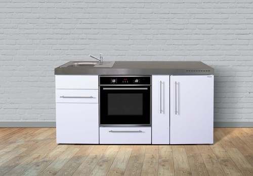 Stengel Miniküche Premiumline weiß MPB180AKSBOKSliBreS