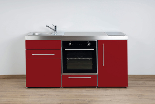 Stengel Miniküche Premiumline Bordeauxrot MPBBR170KSGKFreBliS